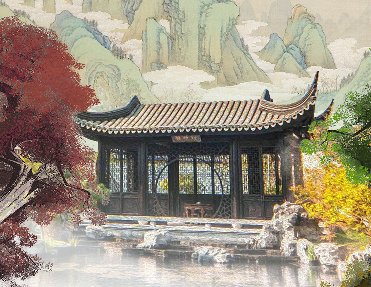 登臨縱目處，好景不覺寒